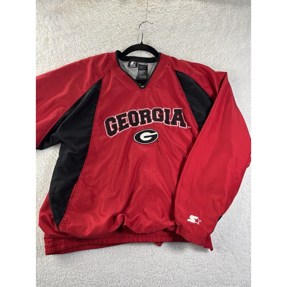 Vintage Georgia Bulldogs Crewneck Starter Crewneck Sweatshirt‎ Sz M Embroidered
